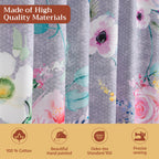 Sweet Rose Lavender Curtains