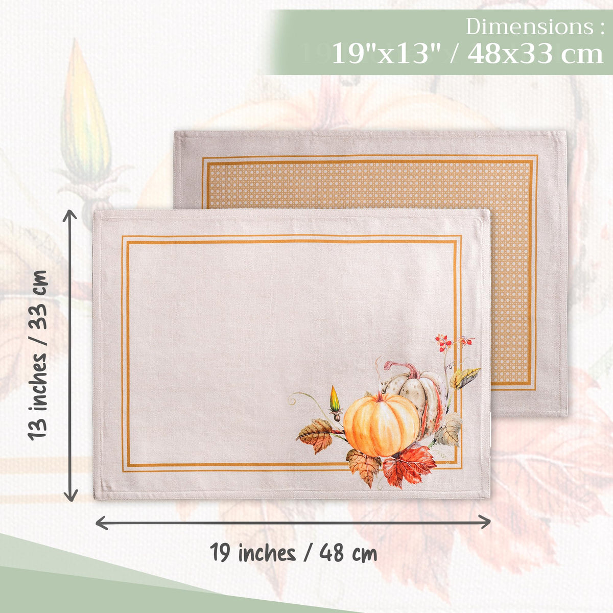 Potiron Placemats