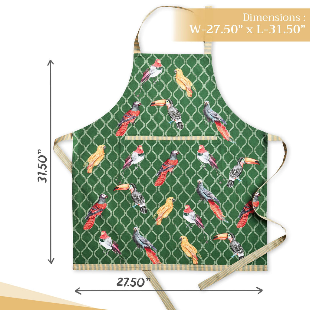 Tropical Birds Apron
