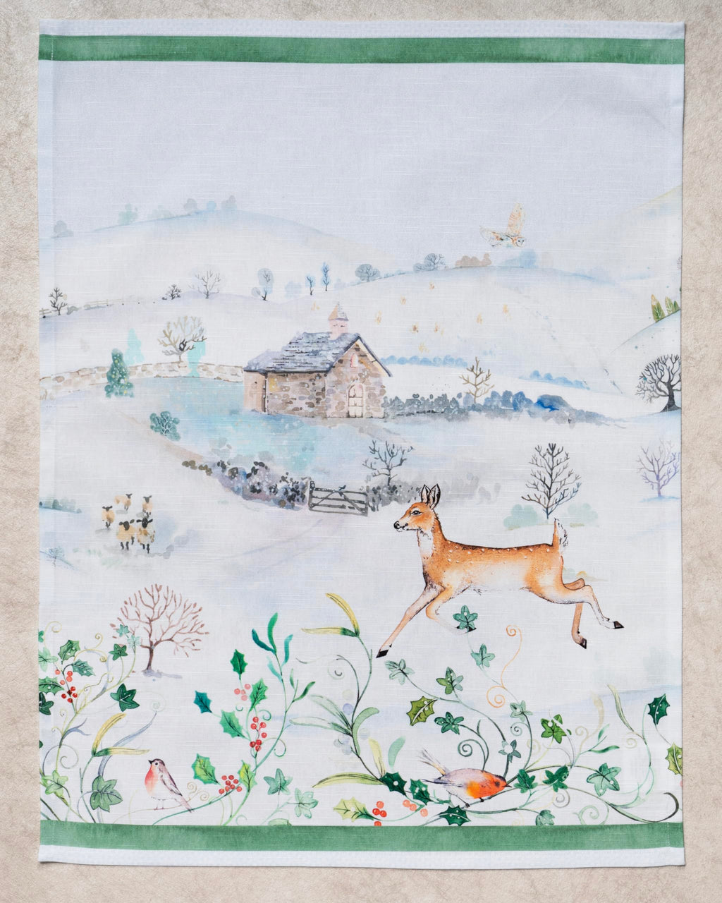 Snowy World Kitchen Towels