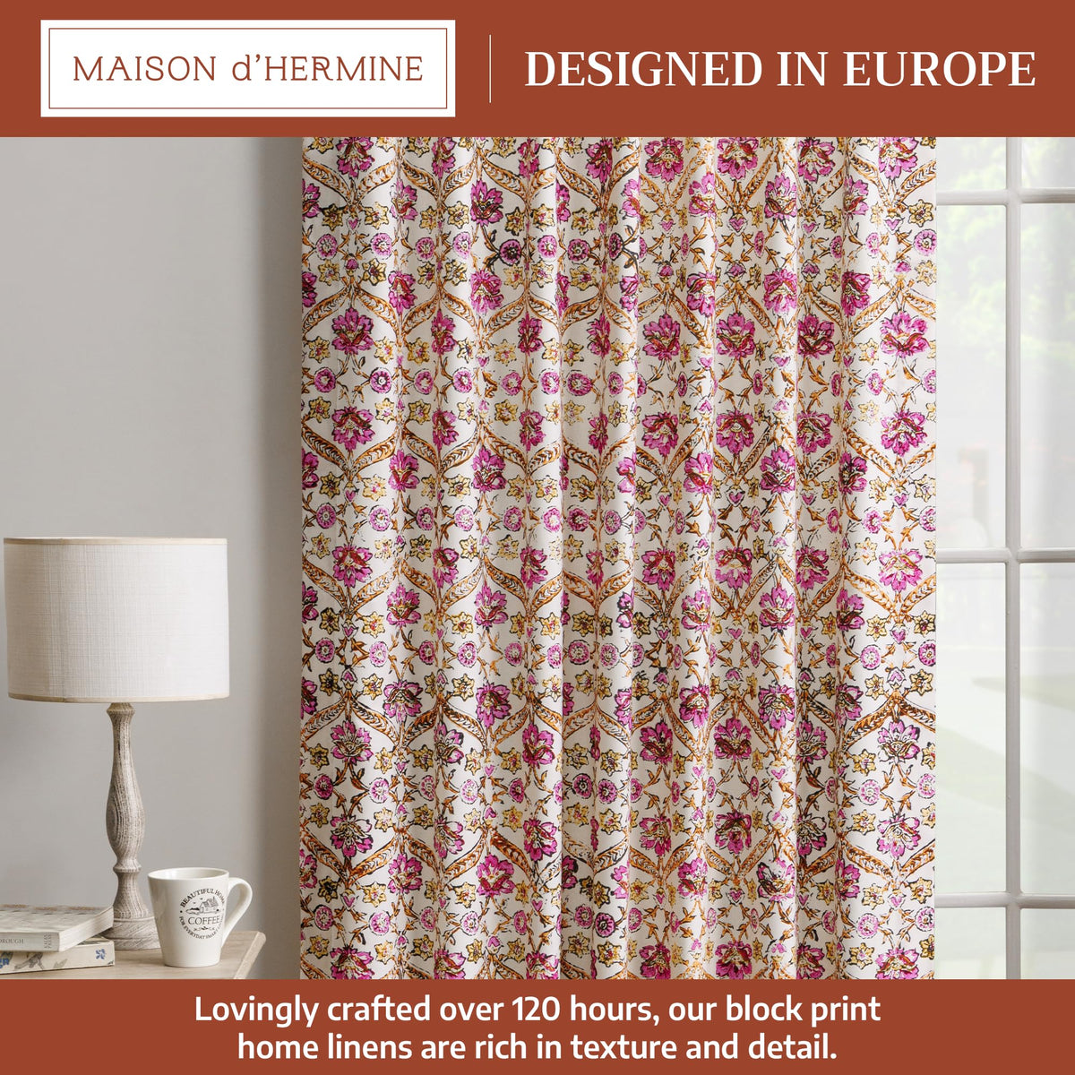 Loriol (Block) Curtains