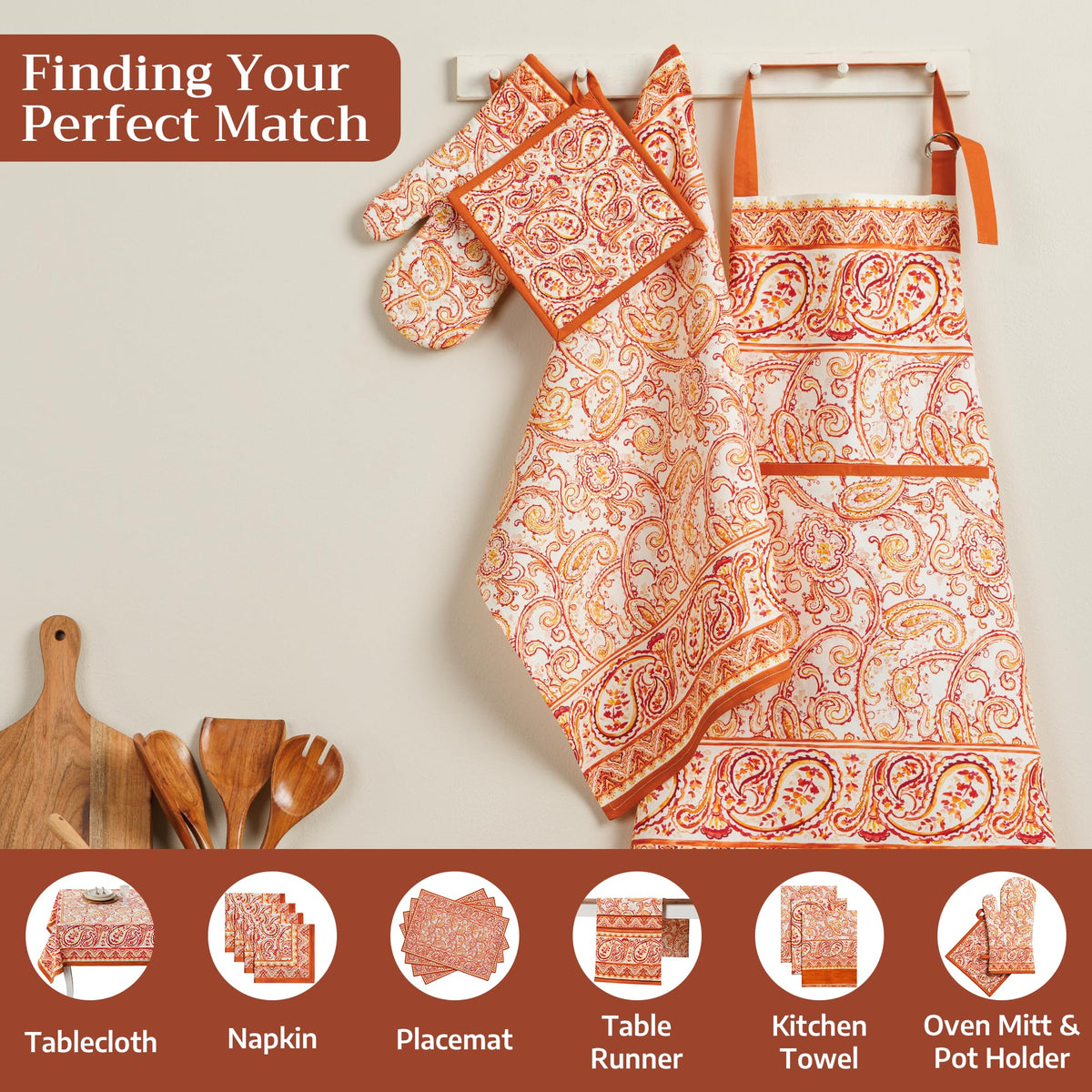 Palatial Paisley Apron