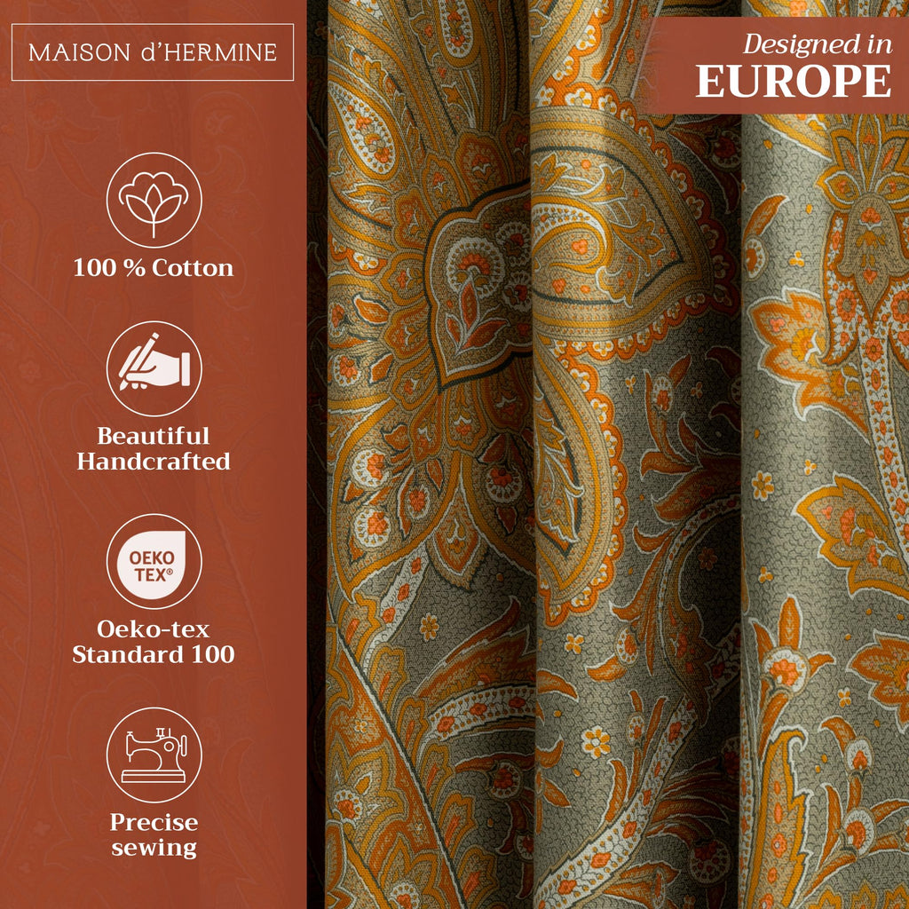 Kashmir Paisley Curtains