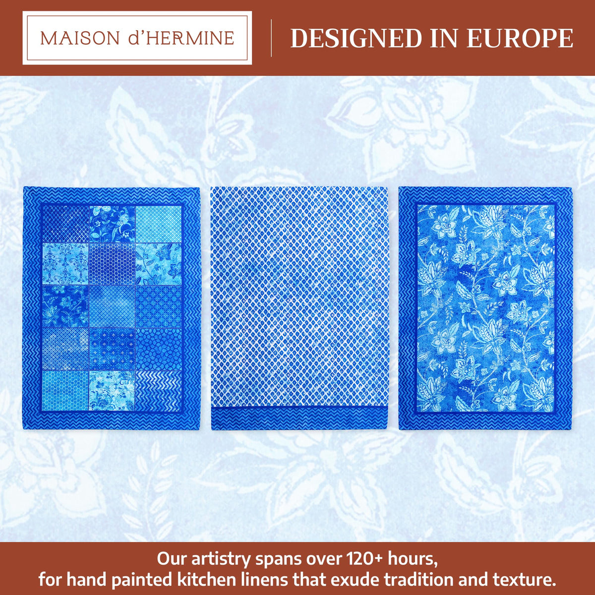 Indigo Love Kitchen Towels