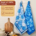 Classic Blues Kitchen Towels