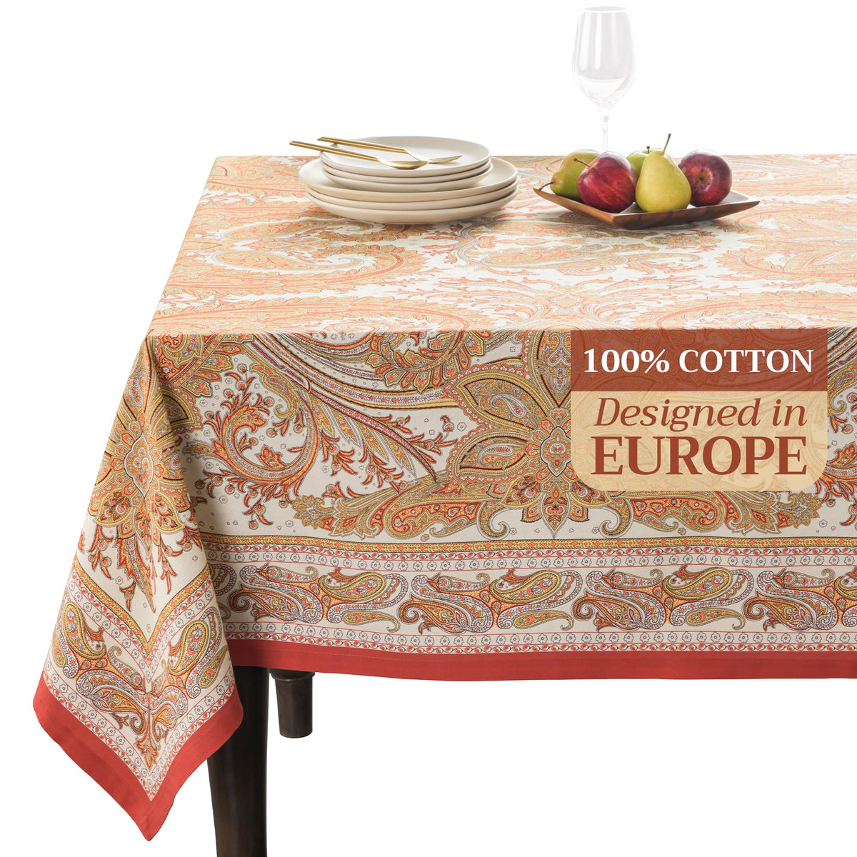 Kashmir Paisley Tablecloths