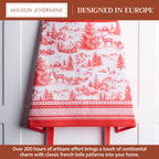 Winter Jouy Apron