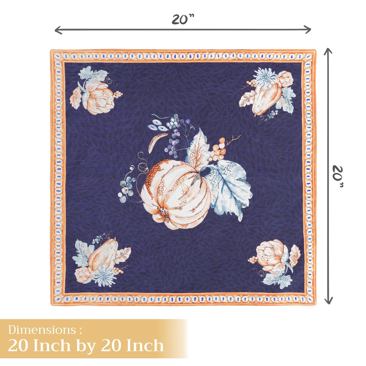 Pumpkin Blues Napkins