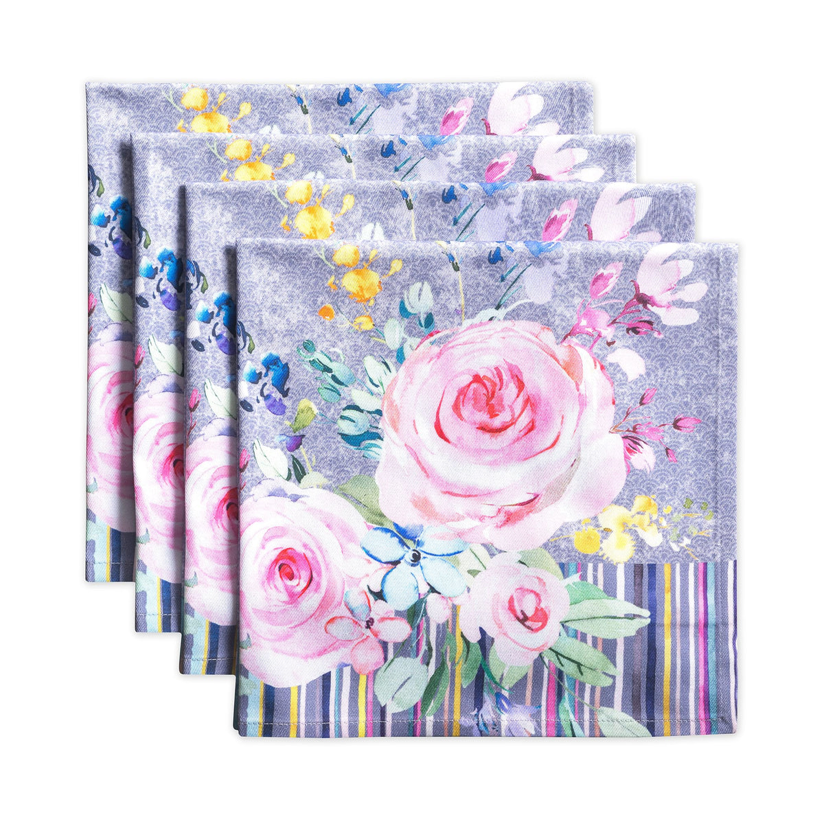 Sweet Rose Lavender  Napkins