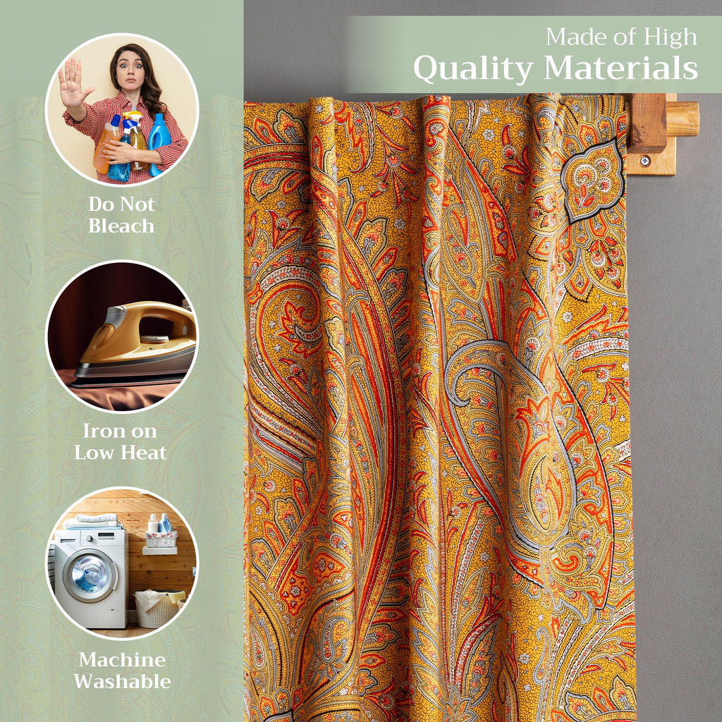Kashmir Paisley Curtains
