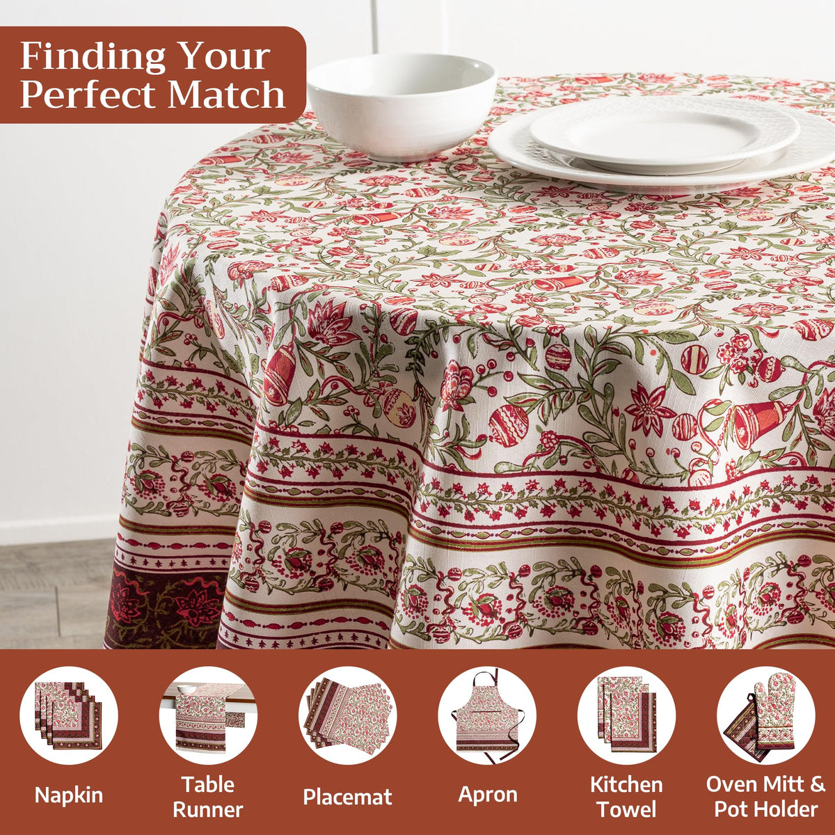 Reveillon Au Jardin Tablecloths