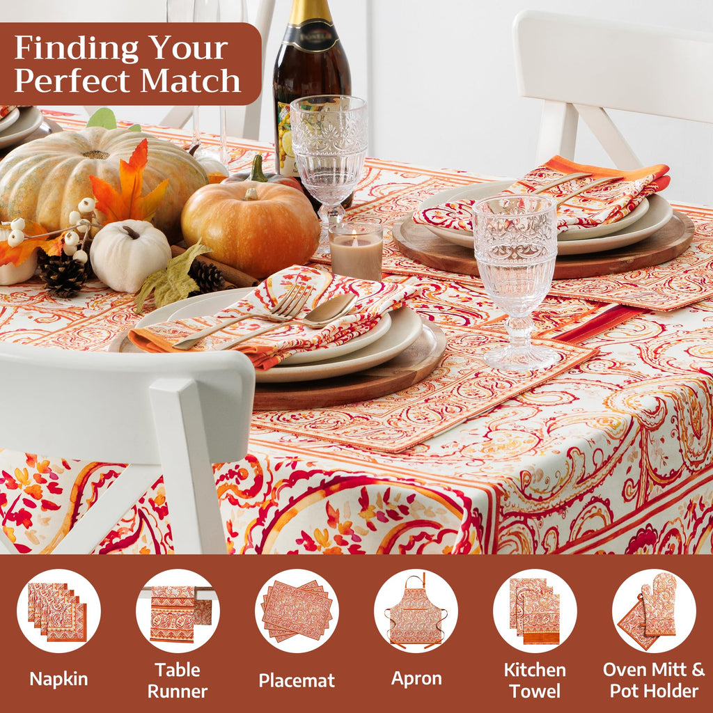 Palatial Paisley Tablecloths