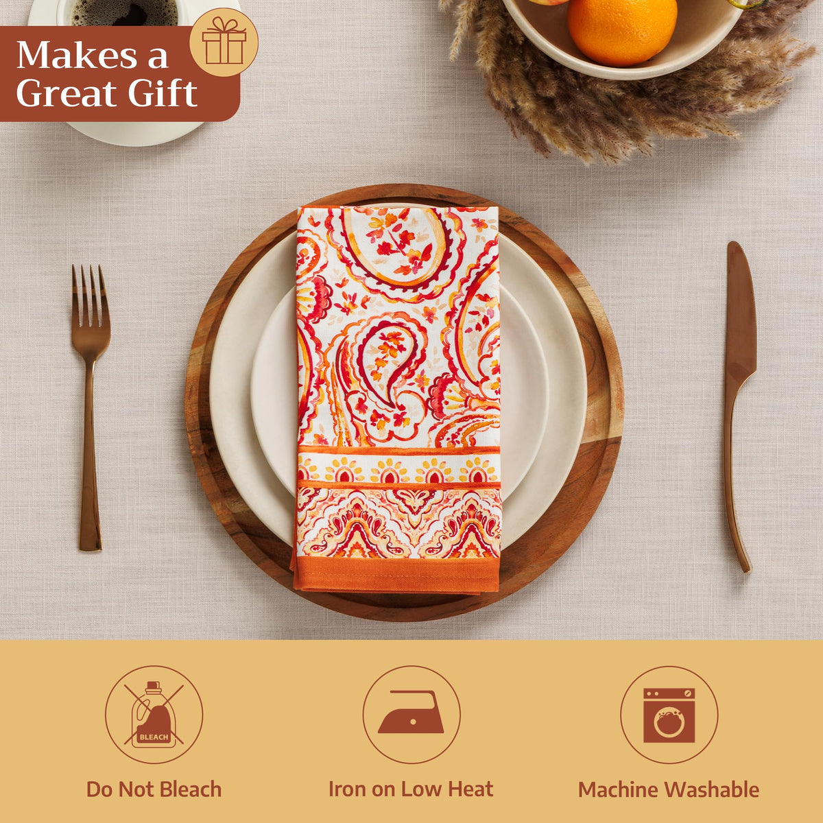 Palatial Paisley Napkins