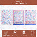 Indian Floral Kitchen Towels