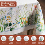 Fleurs De Mai Tablecloths