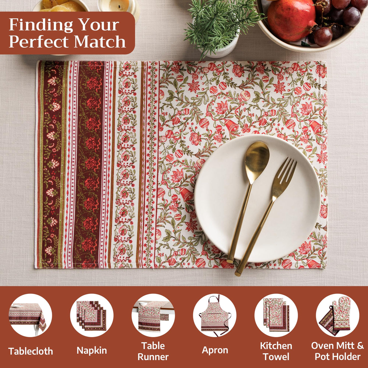 Reveillon Au Jardin Placemats