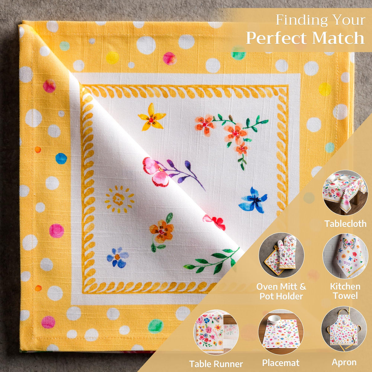 Happy Florals  Napkins