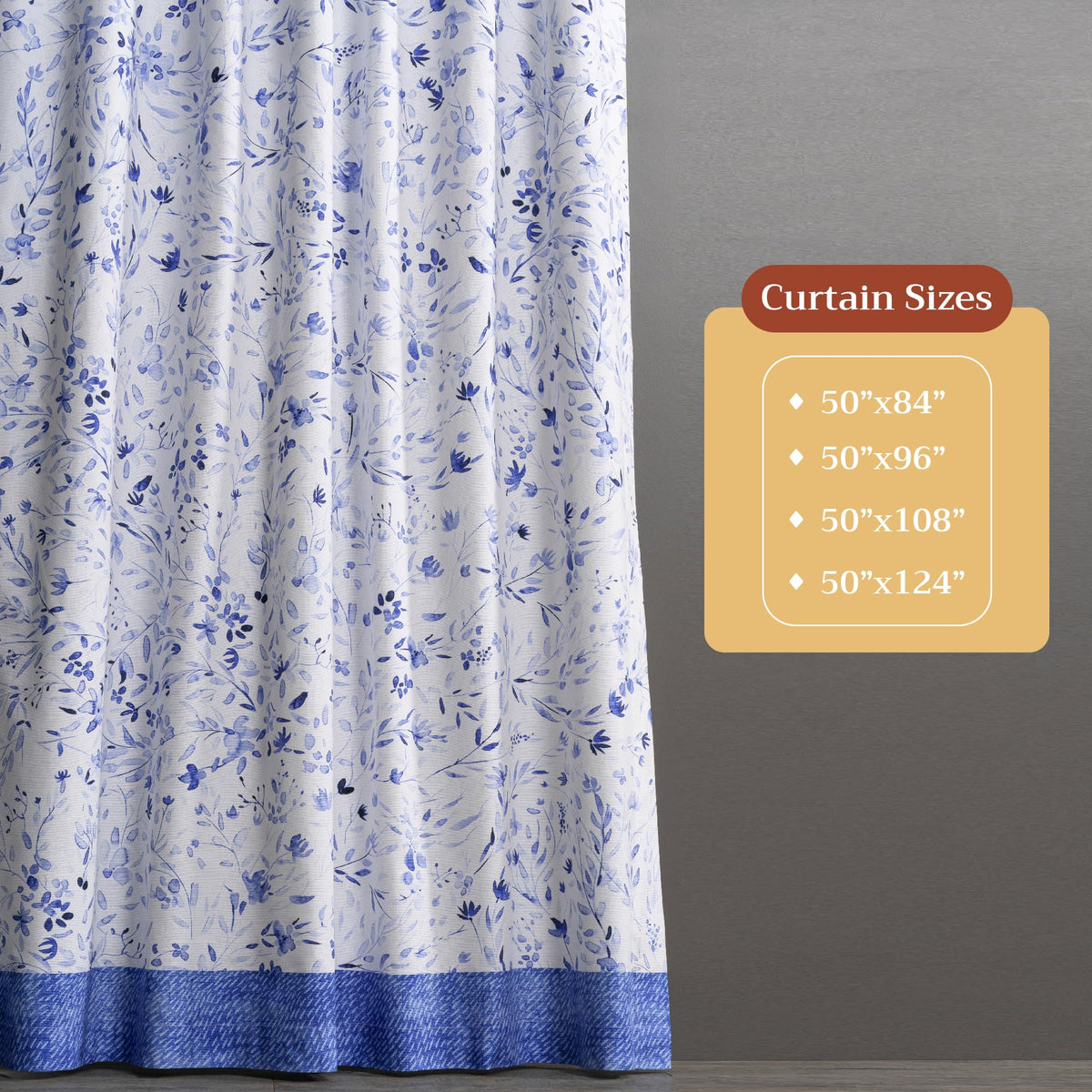 Summer Blues Curtains