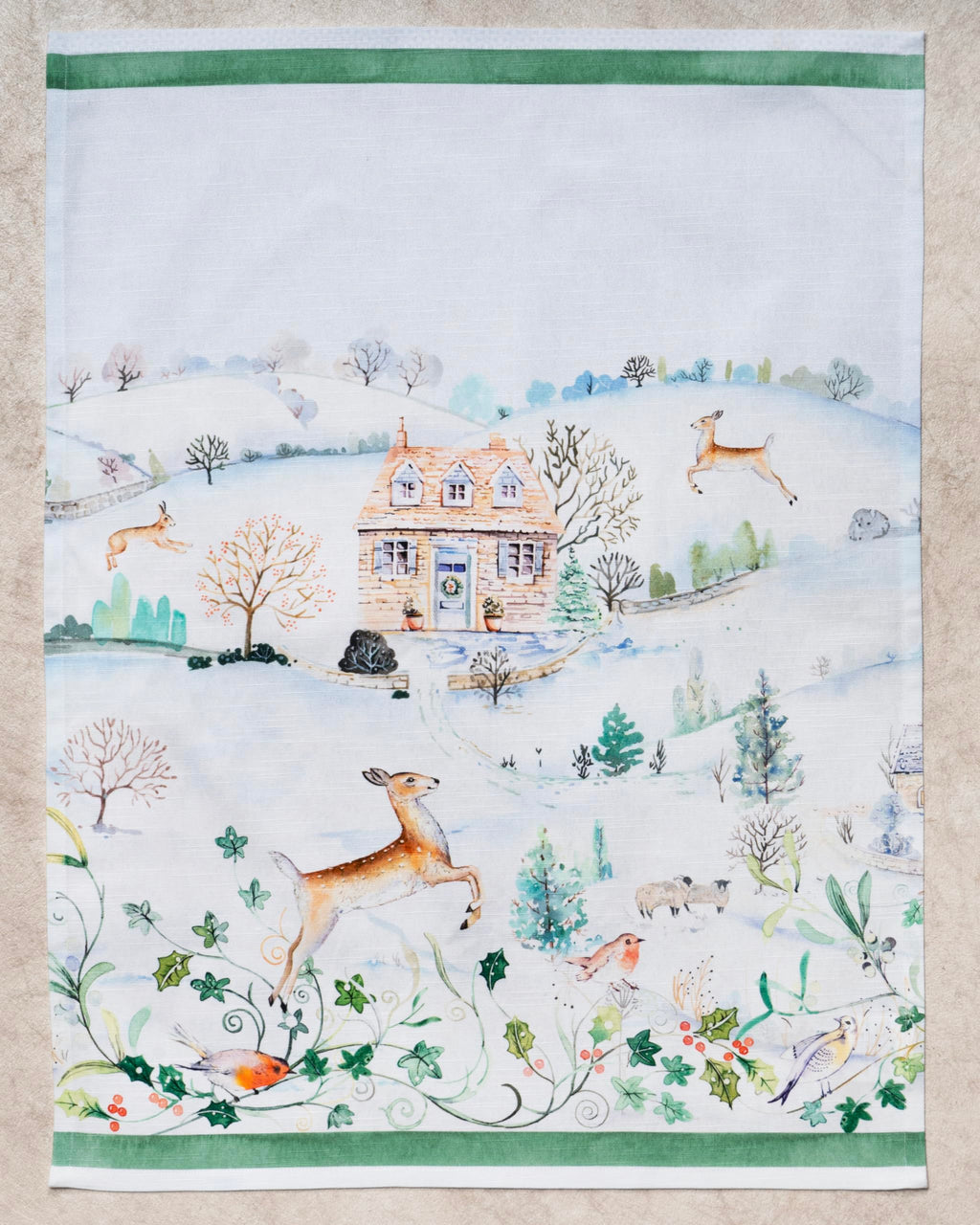 Snowy World Kitchen Towels