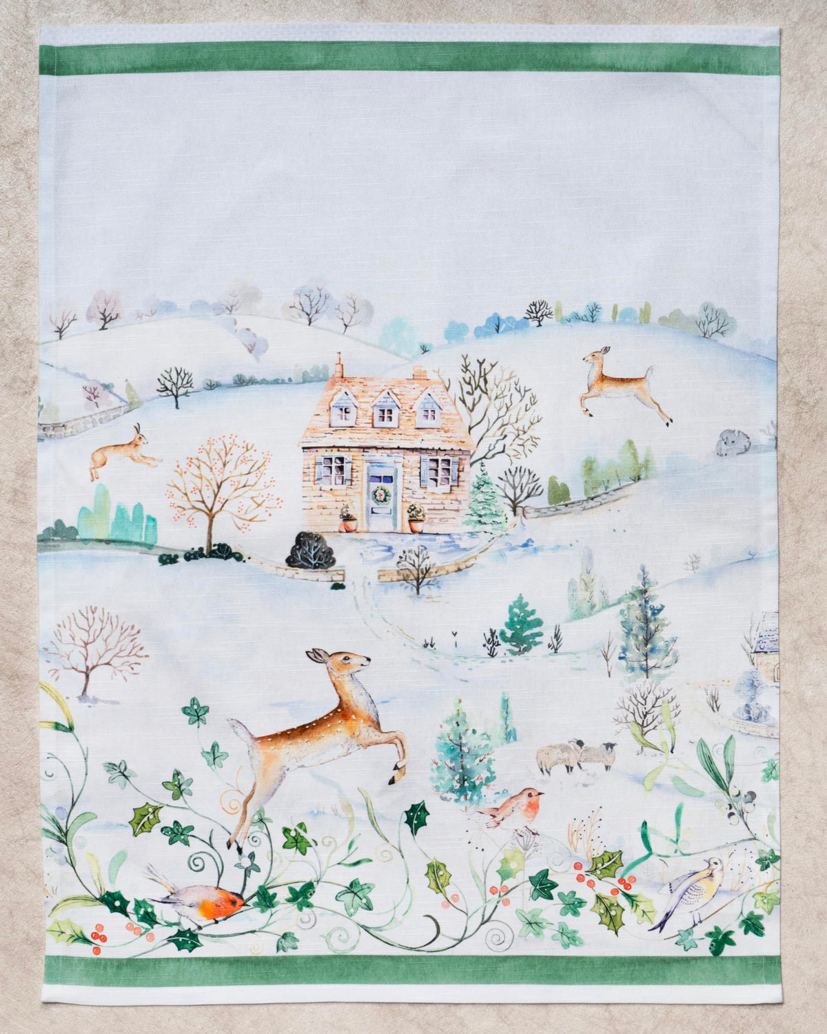 Snowy World Kitchen Towels