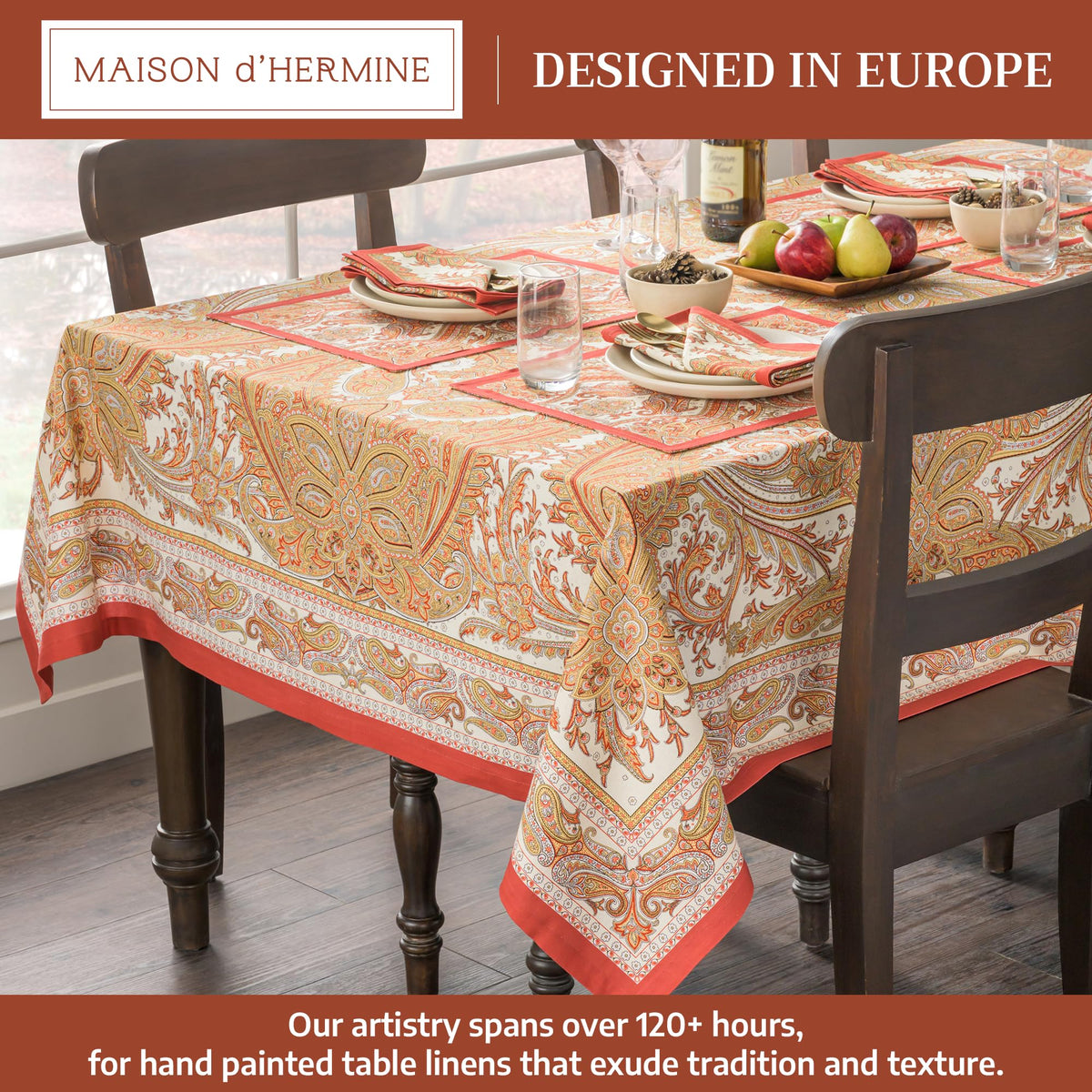 Kashmir Paisley Tablecloths