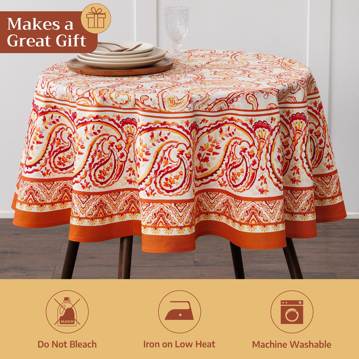 Palatial Paisley Tablecloths