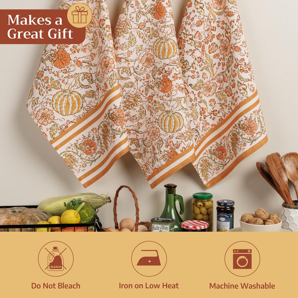 Pumpkin Spice Kitchen Towels