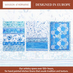 Summer Blues Kitchen Towels