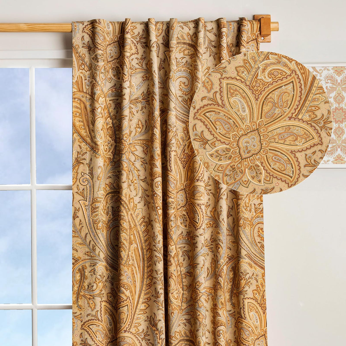 Kashmir Paisley Curtains