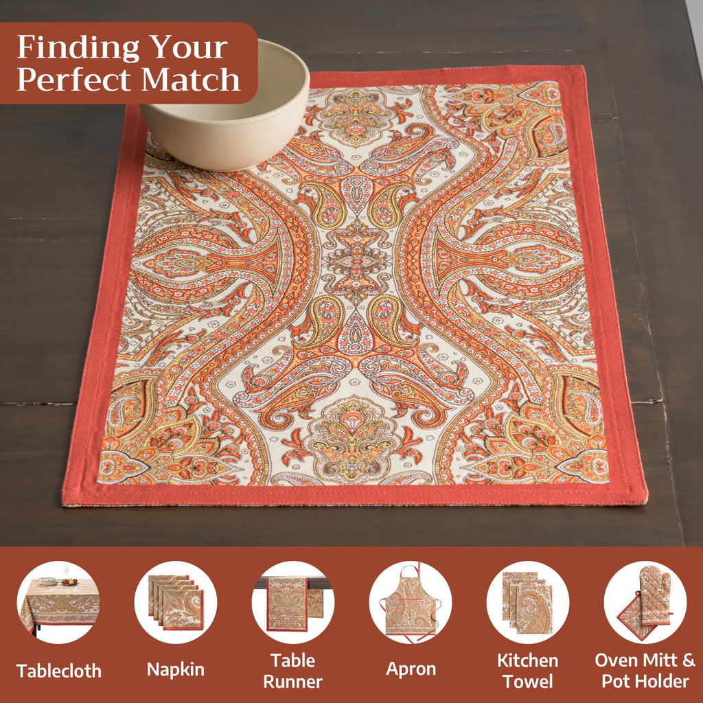 Kashmir Paisley Placemats