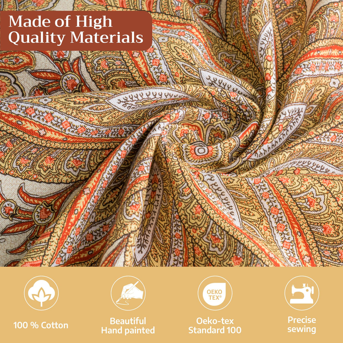 Kashmir Paisley Tablecloths