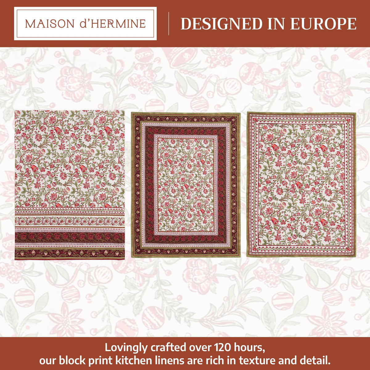 Reveillon Au Jardin Kitchen Towels
