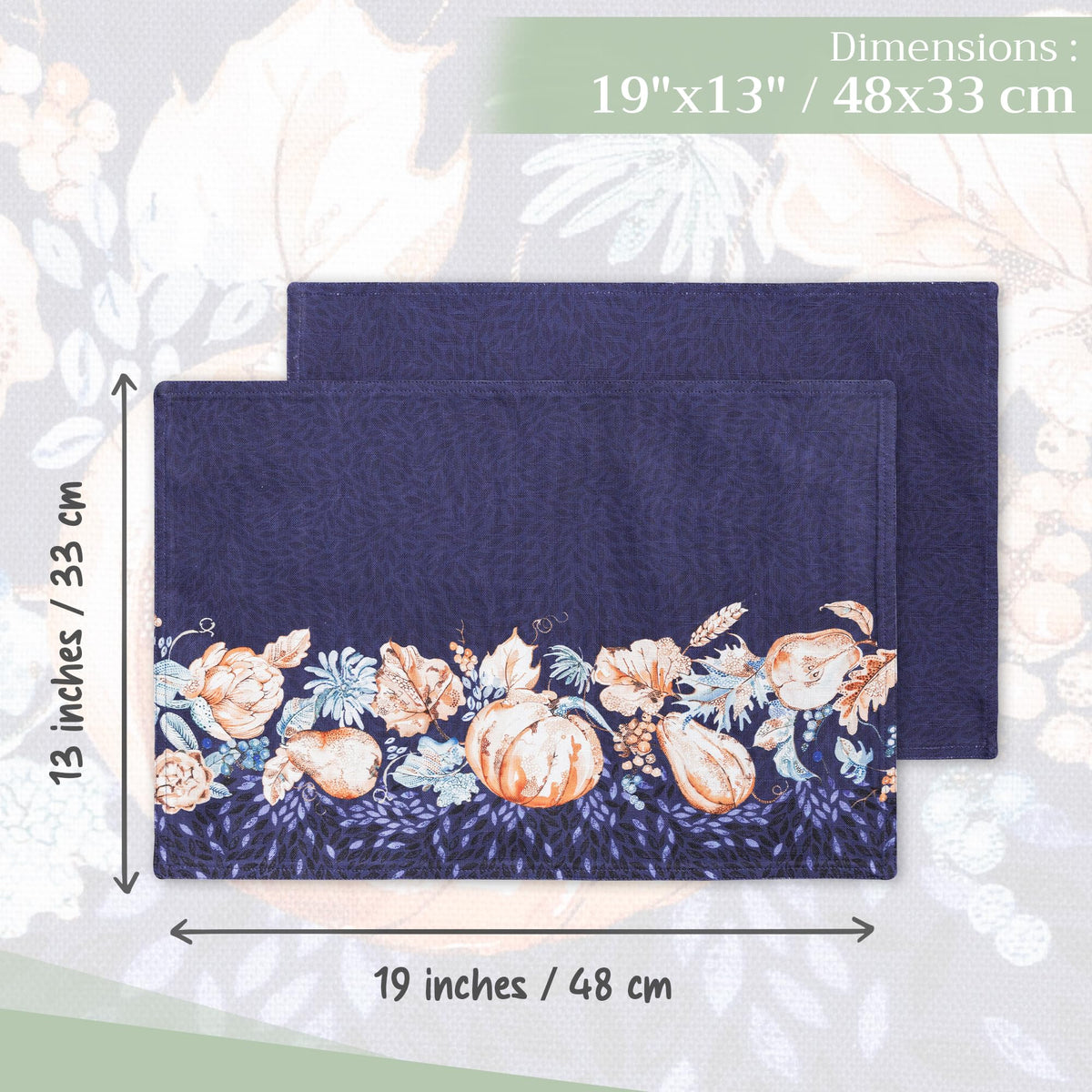 Pumpkin Blues Placemats