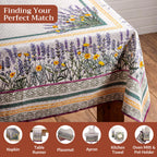 Fanny Lavender Tablecloths