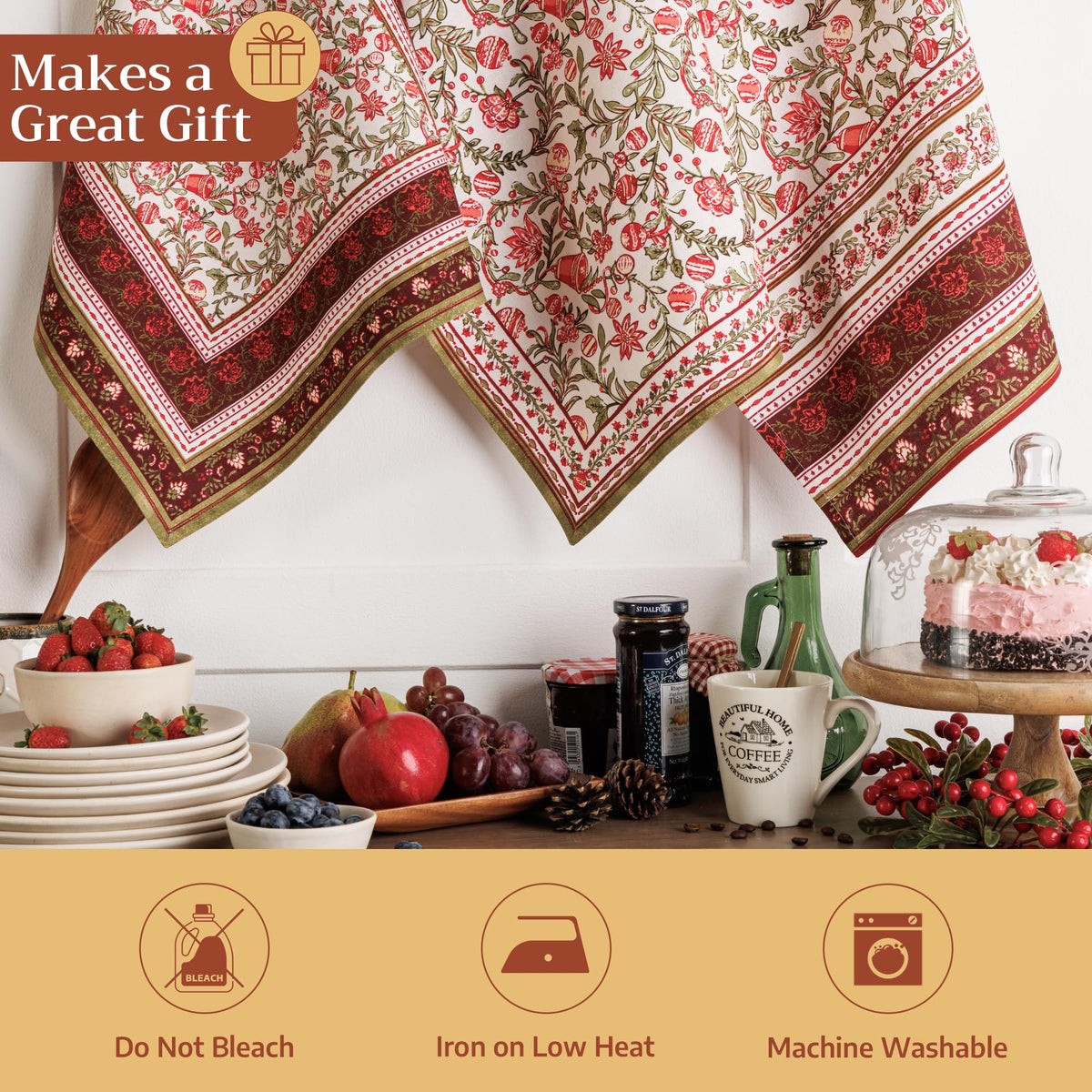 Reveillon Au Jardin Kitchen Towels