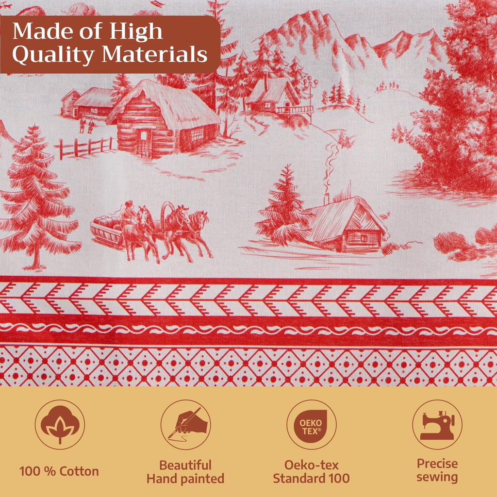 Winter Jouy Tablecloths