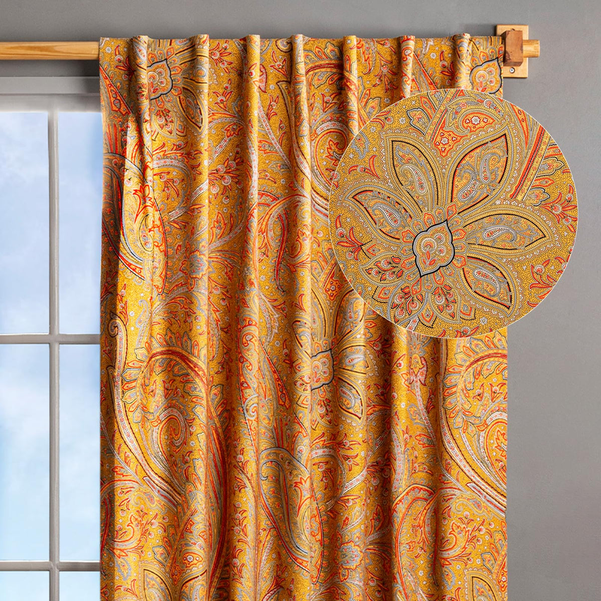 Kashmir Paisley Curtains