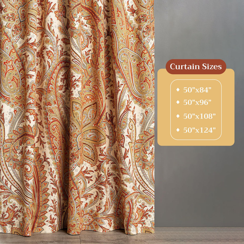 Kashmir Paisley Curtains